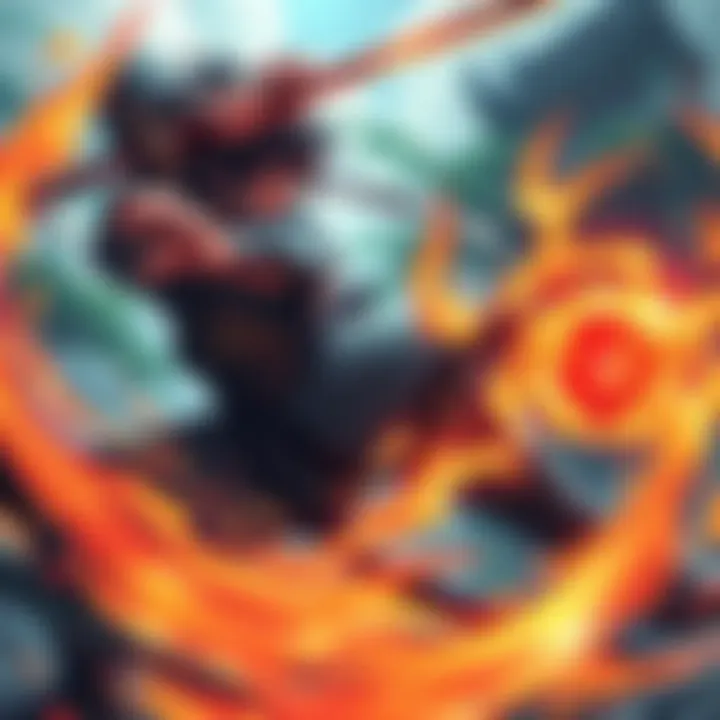 Todo the Sorcerer in Action Todo confronts an opponent, showcasing his powerful jujutsu abilities and fierce determination.