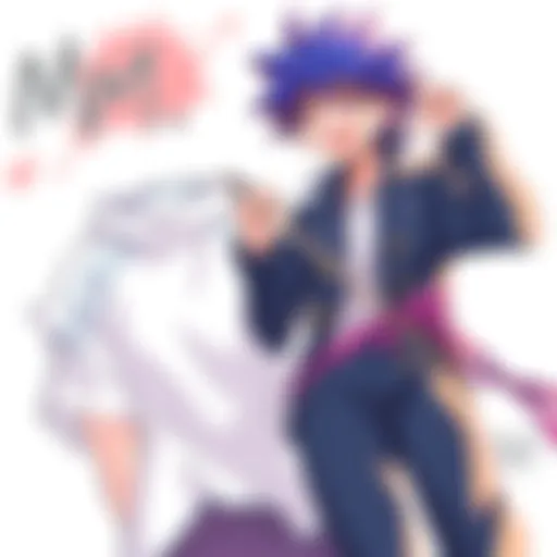 A digital art sketch of Todoroki Shoto and Izuku Midoriya showcasing their playful interactions and unique styles.