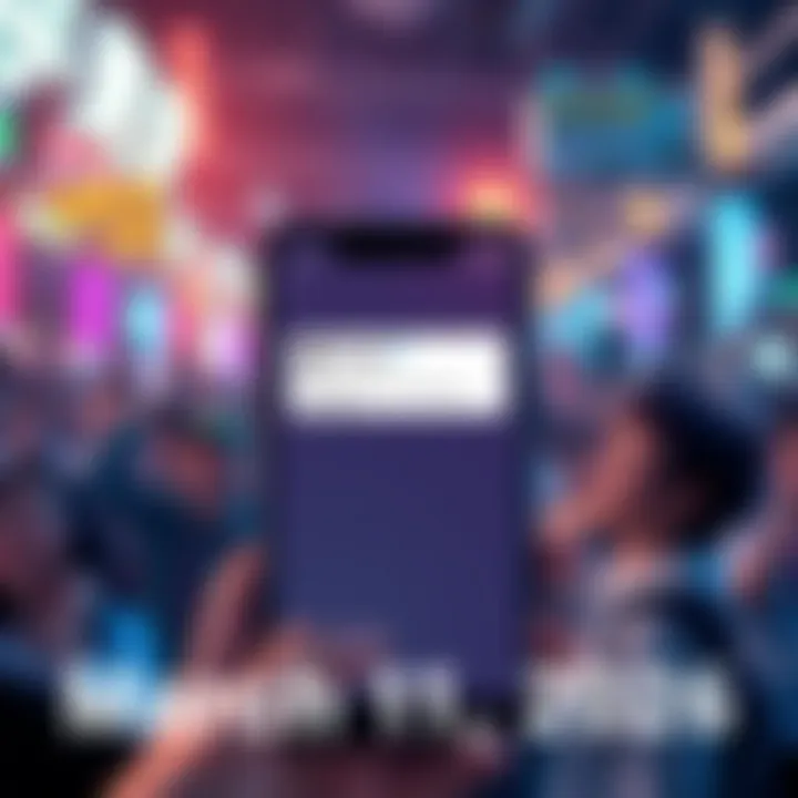 Togashi's tweet shown on a phone screen with excited fans in the background