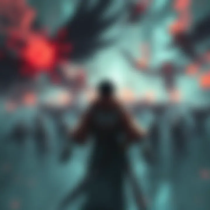 Toji stands ready for battle against a horde of cursed spirits after defeating Geto.