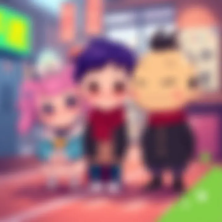 Creating Dimple, Reigen, and Mob in Tomadotchi Life with customization options
