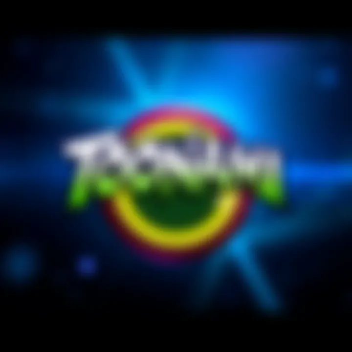 Toonami's updated logo with bright colors and modern design.