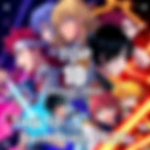 Colorful collage of anime characters from trending shows in Summer 2025, showcasing action and excitement.