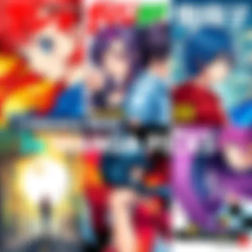 A collection of popular 3x3 manga covers featuring vibrant artwork and diverse characters.