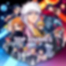 Top Anime Recommendations A colorful collage of popular anime series including characters from Bleach and Fullmetal Alchemist: Brotherhood