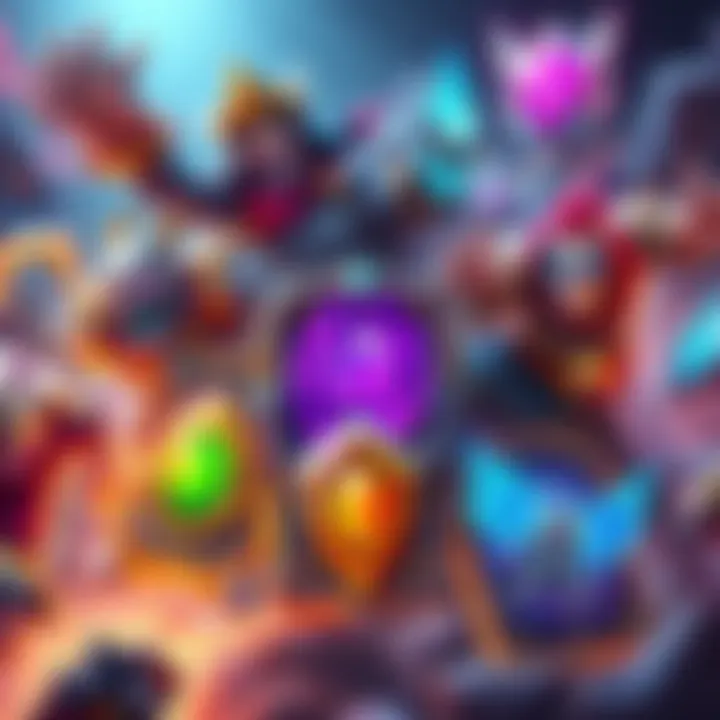 A selection of powerful cards and characters from Solo Leveling, showcasing their unique designs and abilities.