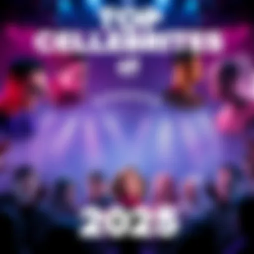 A tier list showing the hottest celebrities ranked in 2025, with fan reactions and scores visible.