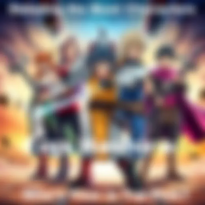 A group of Hashira characters showcasing their unique abilities and personalities, standing together in a powerful stance, ready for battle.