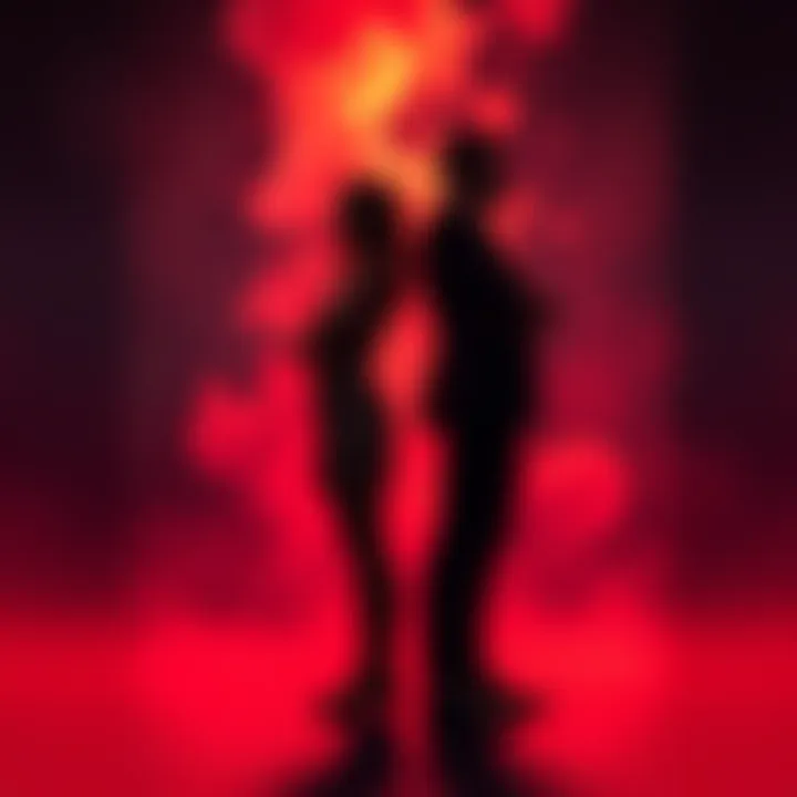 Top and Bottom Roles in Relationships A visual representation of relationship dynamics showing two figures, one standing confidently and the other seated, symbolizing top and bottom roles.