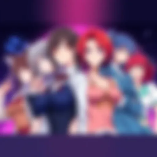 Top Female Anime Characters A collection of popular female anime characters showcasing their unique styles and emotions, representing strong writing and character development.