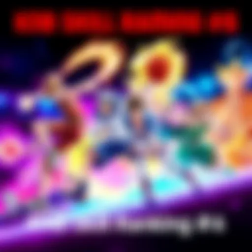 A graphic showing the top-ranked KNB players including Shintaro and Taiga, each showcasing their unique skills in action.