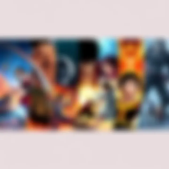 A collage of popular manga scenes showcasing epic battles and emotional moments that highlight the author's storytelling brilliance.