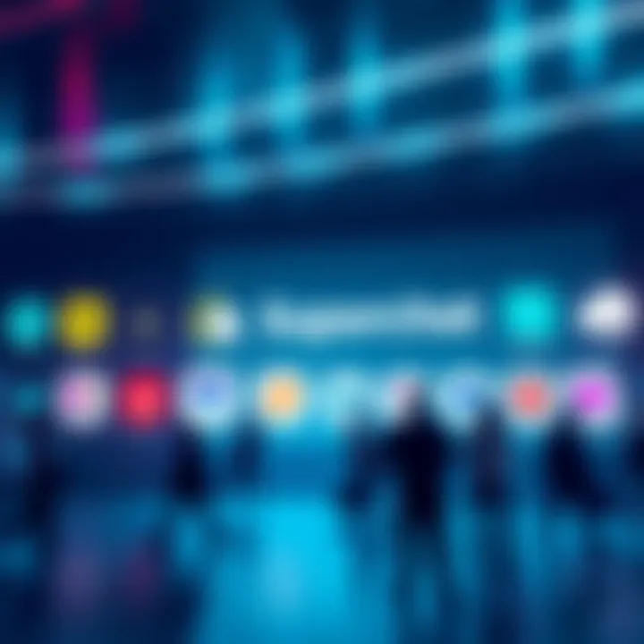 A graphic showing the leading Superchat platforms and their logos, illustrating trends in communication for 2026.