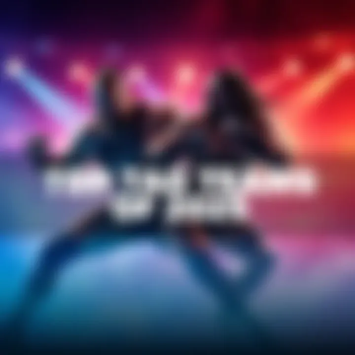 A dynamic wrestling scene showcasing the best tag teams in action, emphasizing their teamwork and athleticism.