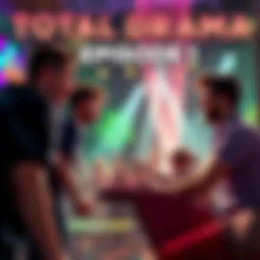 A vibrant scene from Total Drama Episode 1, featuring characters engaged in dramatic interactions and showcasing the excitement of the show.