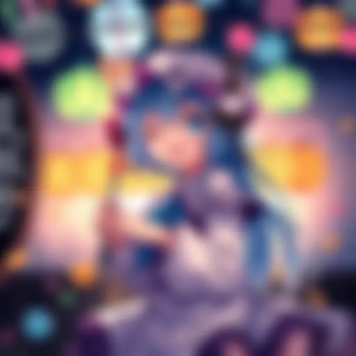 A playful depiction of a Touhou character, Yuyuko, being tricked with a funny prank about not being able to visit an izakaya, surrounded by colorful prank-themed decorations.