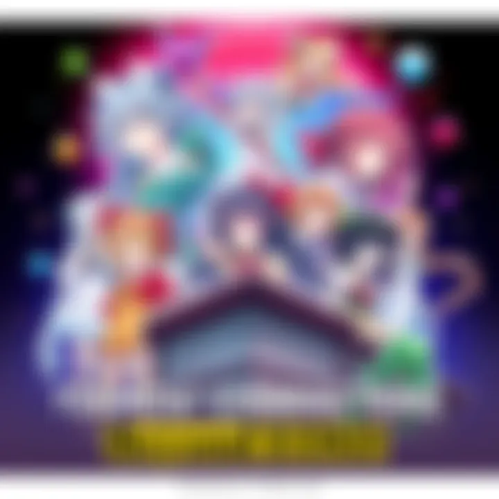 A colorful illustration of various Touhou characters not commonly known, highlighting their diverse designs and personalities