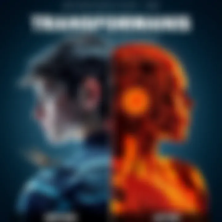 A visual representation of changes over five months, showing before and after scenarios.