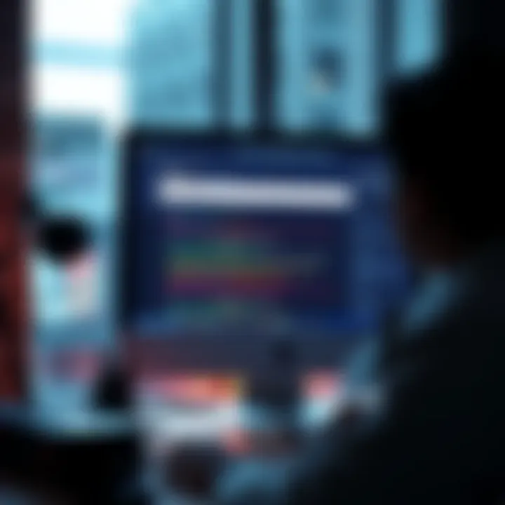 A digital illustration of comments changing into a search history format on a computer screen