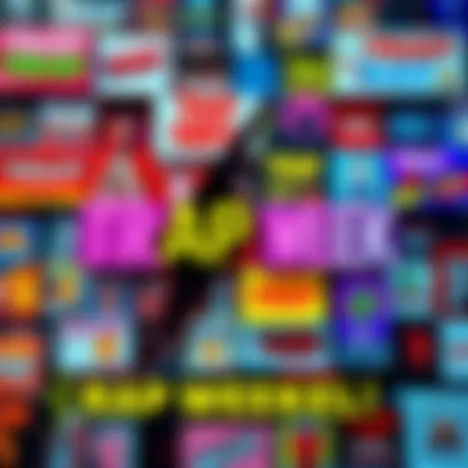 A vibrant collection of various trap and reverse trap memes displayed together