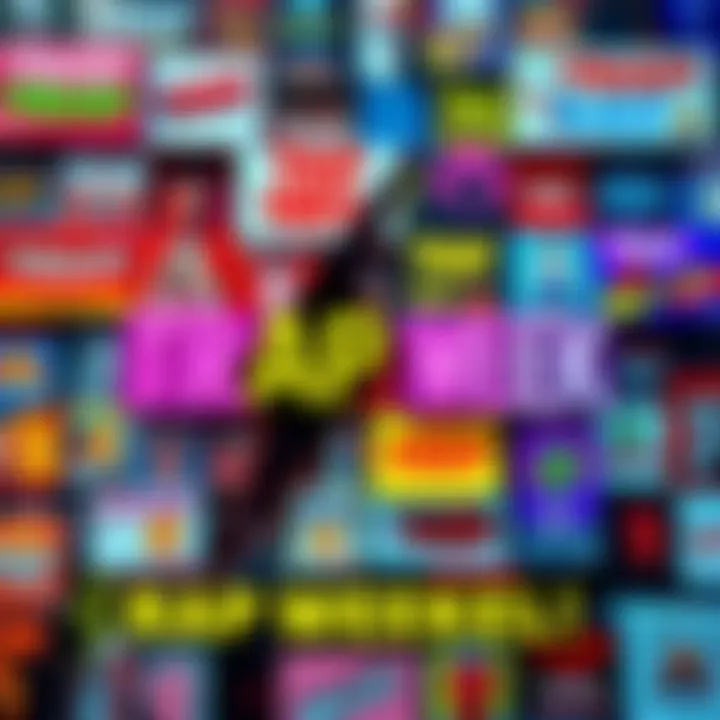 A vibrant collection of various trap and reverse trap memes displayed together