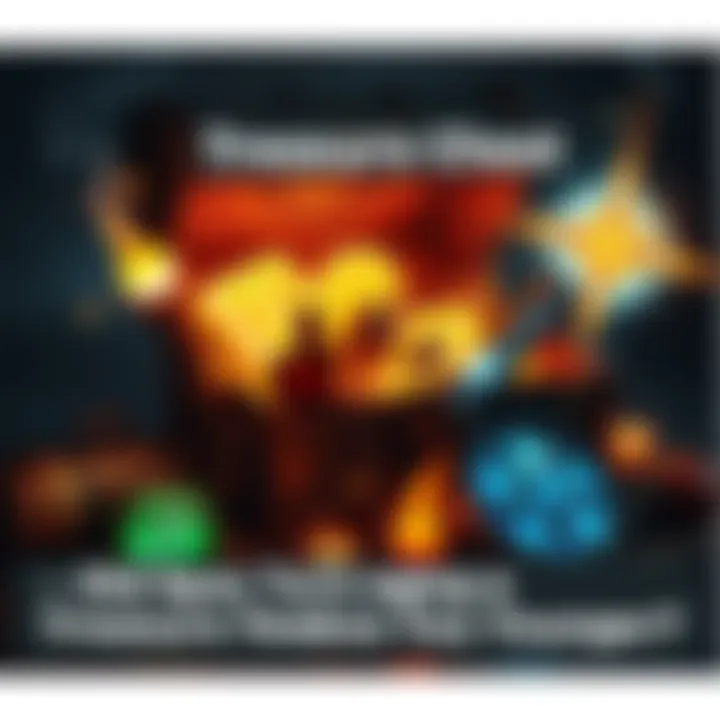 A treasure chest filled with glowing artifacts that suggest the possibility of reversing aging