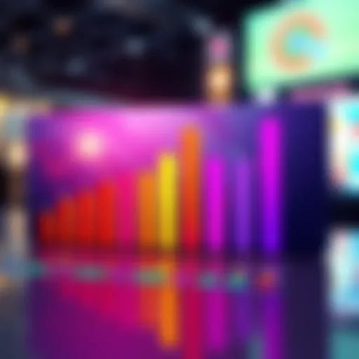 A colorful chart showing popular picks and trends, with bars representing different categories of favorites