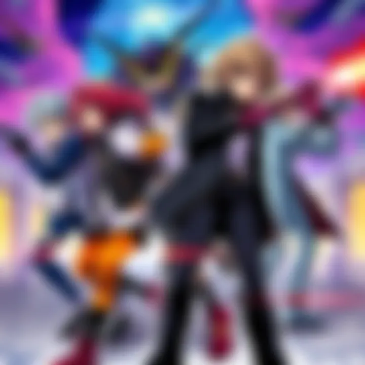 Main characters from Trigun Stampede and Stargaze in an action scene