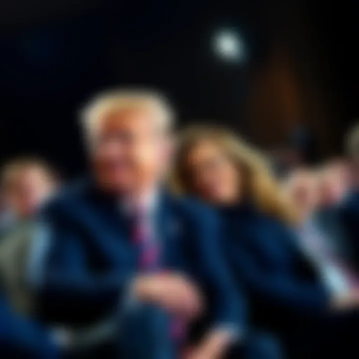 President Donald Trump sits with his wife, smiling together at an event, showcasing their relationship.