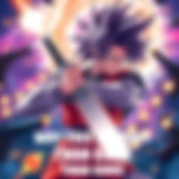 Trunks wielding his sword against guns Trunks stands ready with his sword in hand, facing a barrage of bullets from guns, showcasing the power of his Ki in battle.