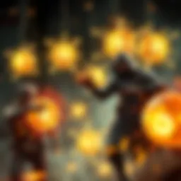 Truth Seeking Orbs in Action A depiction of glowing Truth Seeking Orbs erasing objects at an atomic level while facing powerful characters like Perfect Cell and Cosmic Garou.