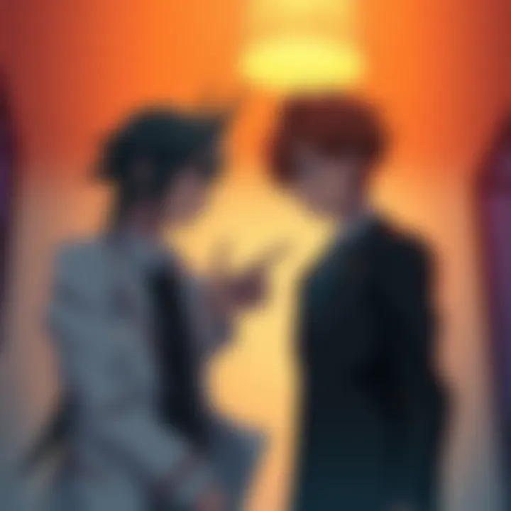 Tsukasa confronting Senku about power dynamics in a tense discussion.