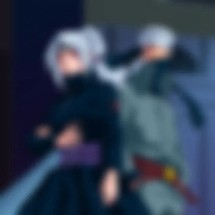 Tsunade and Kakashi stand confidently together, symbolizing strength and leadership for Boruto's future.