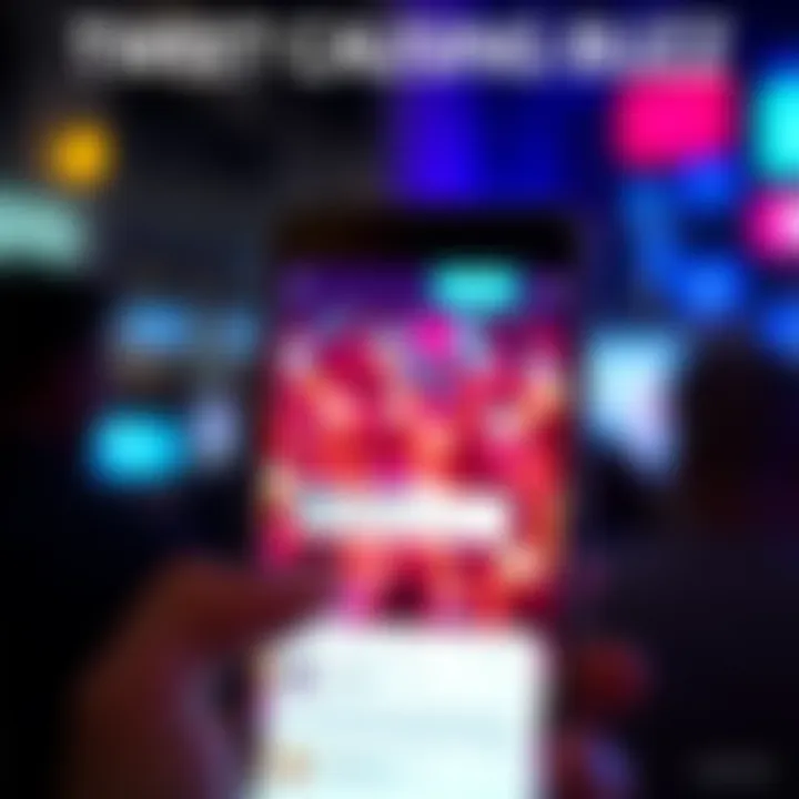 A smartphone showing a tweet with lively comments and reactions, symbolizing online discussions.