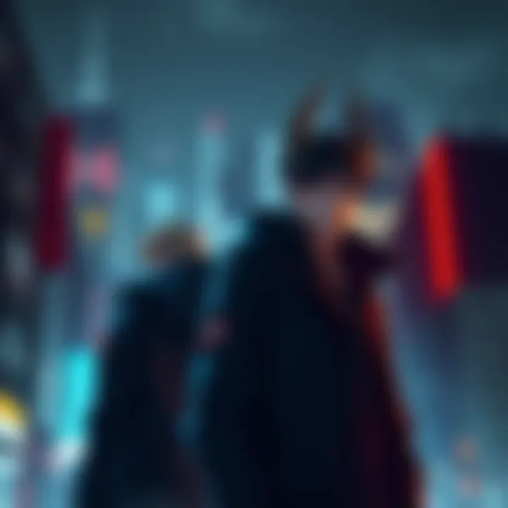 Twilight and Yor stand together, looking serious against a dark city backdrop, symbolizing the challenges ahead in Spy x Family.