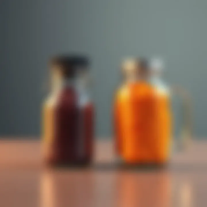 A visual comparison of two distinct items showing their features and differences clearly.