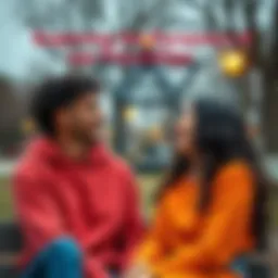 Two close friends enjoying each other's company in a park, laughing and sharing a moment of joy