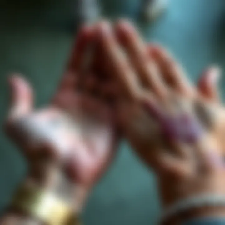 Two hands with visible scars symbolizing connection and resilience in storytelling.