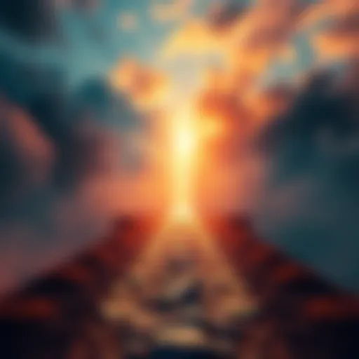 A visual representing two paths coming together, symbolizing the choices and challenges in A Chu from both ends.