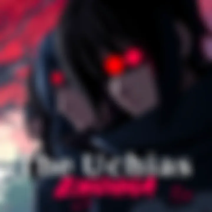 Members of the Uchiha clan in a dramatic scene, showcasing their signature Sharingan eyes and clan symbols.