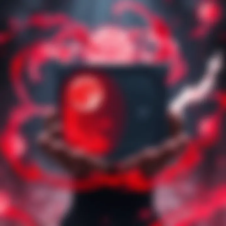 Uchiha Tablet with Sharingan The Uchiha Tablet surrounded by different forms of Sharingan including Mangekyou and Rinnegan, showcasing their unique abilities.