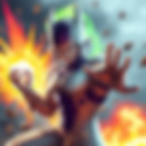 Ultra Frieza unleashing a powerful combo in PvP gameplay, showcasing his dominance and high damage capabilities.