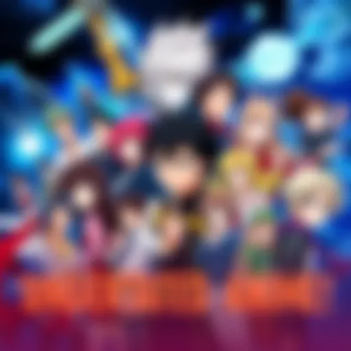 Colorful collage of various underrated anime characters and scenes, showcasing their unique styles and stories.