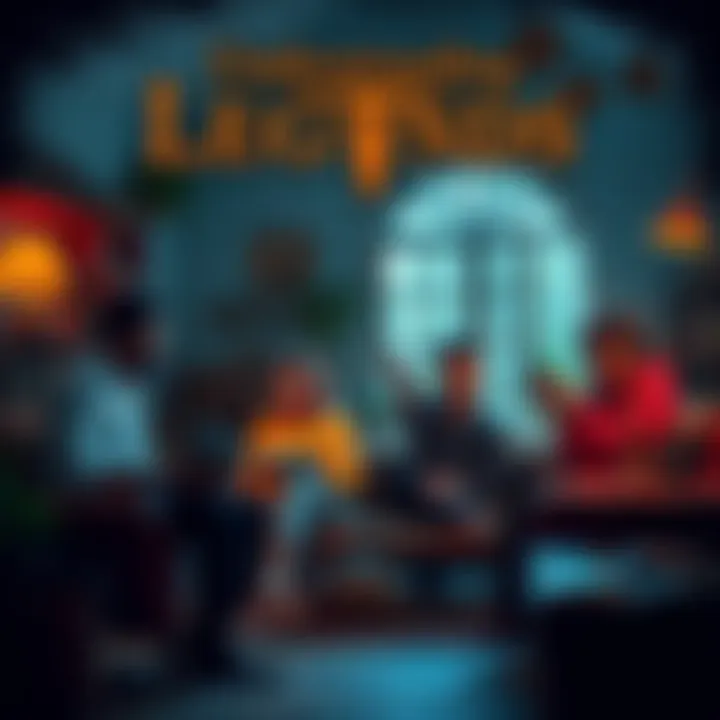 Understanding Legends A group of people discussing and sharing stories about cultural legends in a cozy setting, with books and artifacts around them.