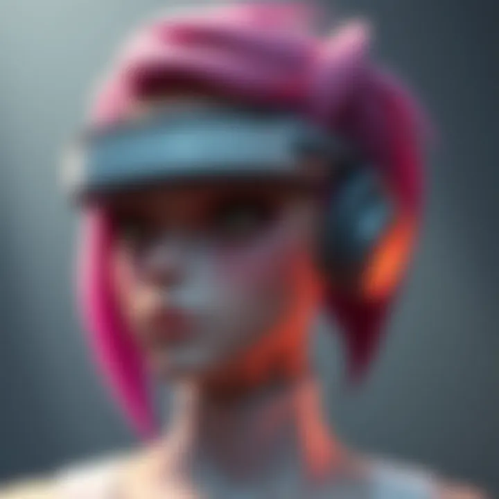 An example of a distinct and personalized avatar style, showcasing creativity and individuality, different from typical VRoid designs