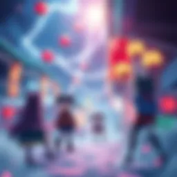 A vibrant scene from a rare 2hu theme, showcasing captivating characters and colorful backgrounds that highlight its distinct style.