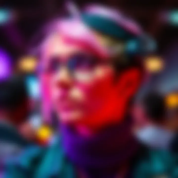 A vibrant and creative profile picture that stands out, sparking interest online.