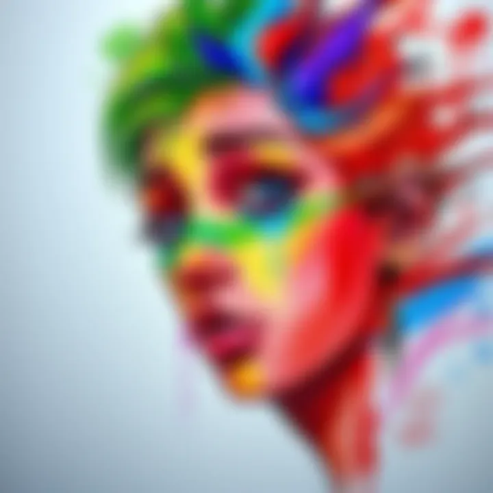 Drawing by Unknown Artist A striking drawing found on Pinterest, featuring vibrant colors and unique artistic style, seeking the artist's identity