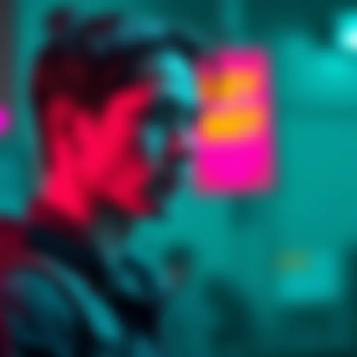 Individual displaying strange actions, causing curiosity among onlookers