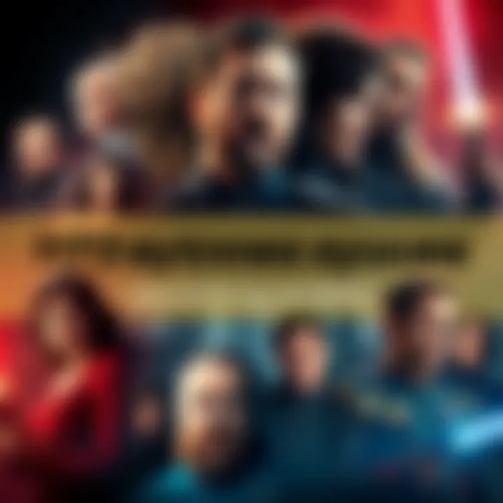 Upcoming Episodes Preview A collage of key characters from the show showing excitement and anticipation for future episodes.